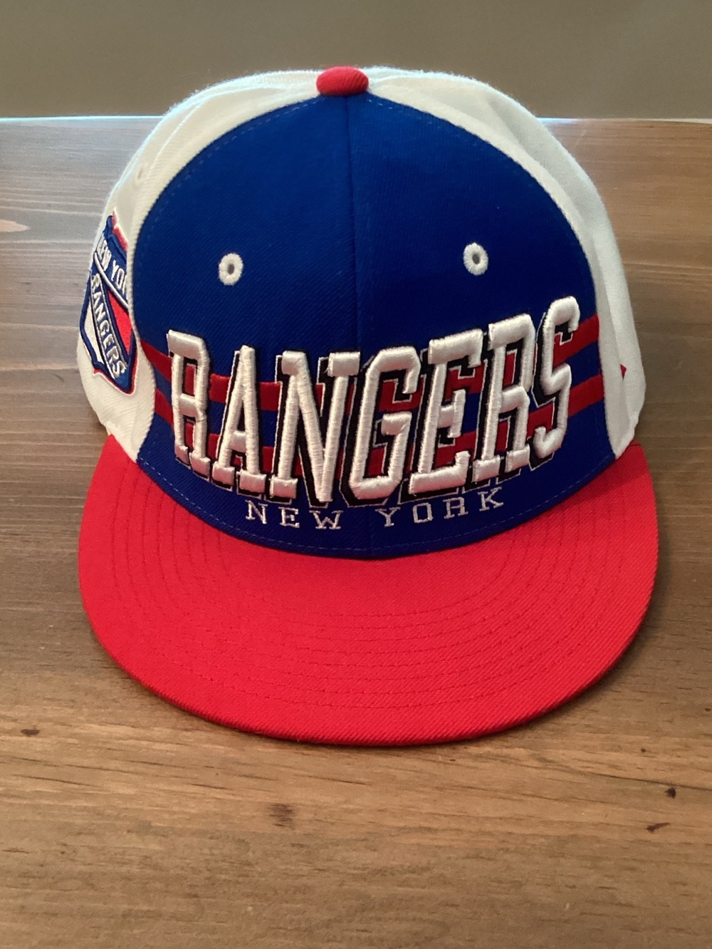 NEW YORK RANGERS VINTAGE ZEPHYR 1990s Y2K SNAPBACK HAT WOOL BLEND